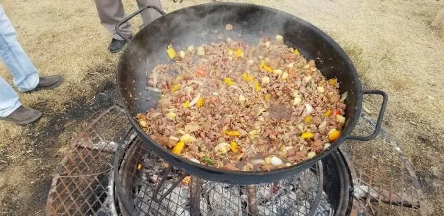 BBQ cookout at 281 Country Club UTV camping San Antonio